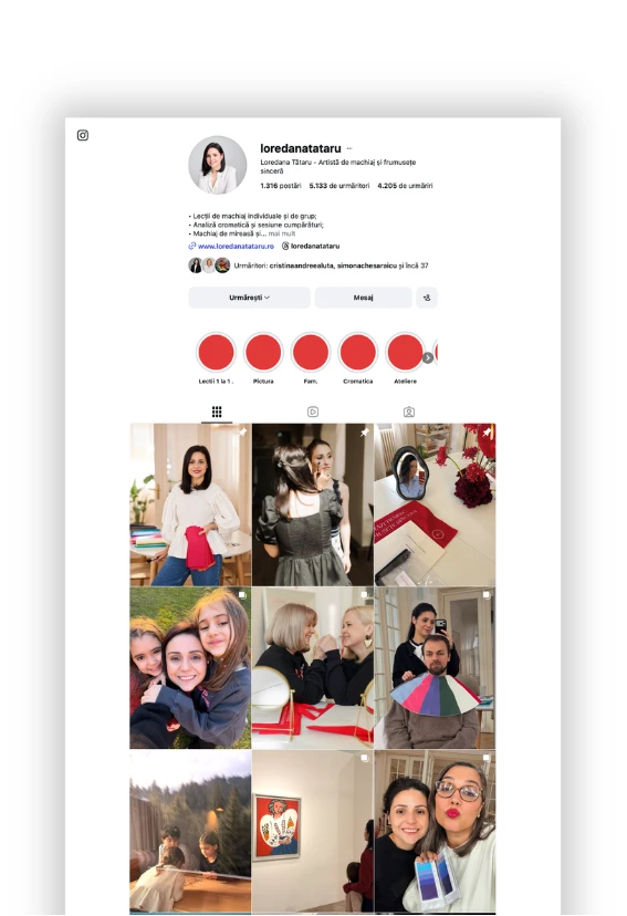 Loredana Instagram identity