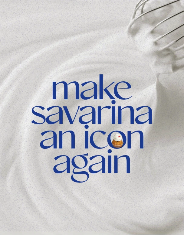 Robert Eisler make savarina an icon again artwork